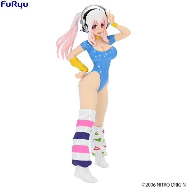 Soška Furyu Super Sonico - Super Sonico Concept Outfit 80's (Blue Version) 18 cm - Sochy a sošky - Obrázek T6IA000P01