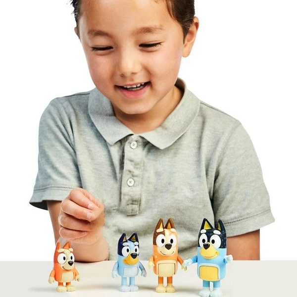 Sada figurek Moose Toys Bluey - Rodinka 4-Pack  - Figurky - Obrázek T6LE000L01