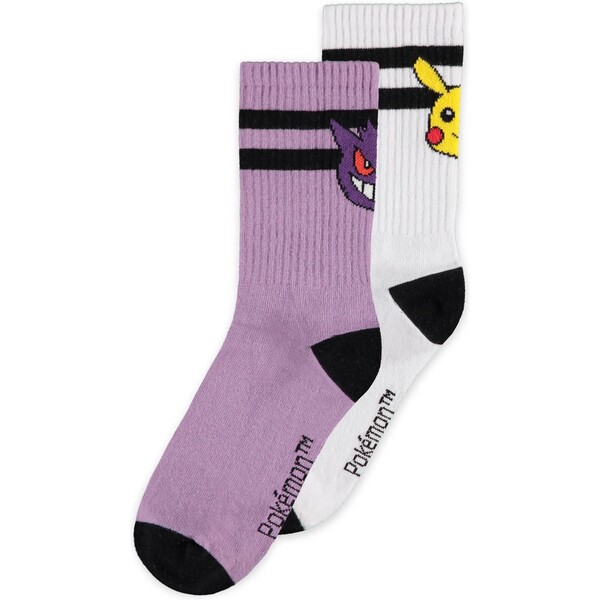 Ponožky sportovní Pokémon -Pikachu & Gengar 39/42