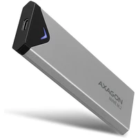 AXAGON EEM2UG2 USBC 3.2 Gen 2 M.2 NVMe SSD kovový box délka 42 až 80 mm - Externí boxy