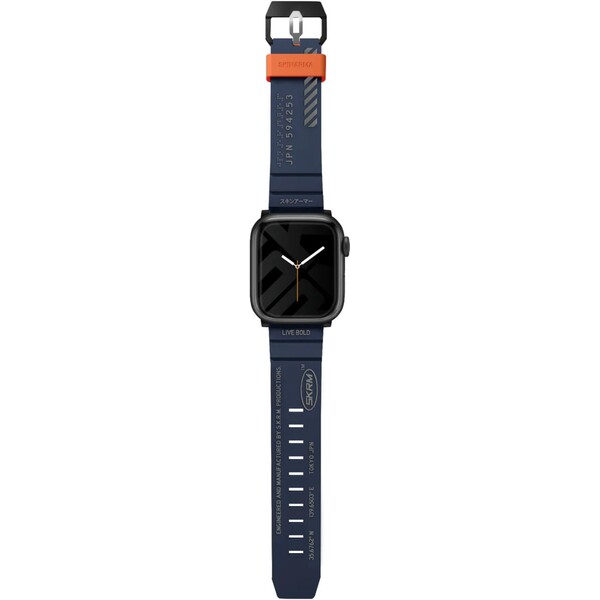 SKINARMA Shokku řemínek Apple Watch 46/45/44/42 mm modrý