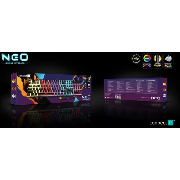 CONNECT IT NEO Pudding mechanická herní klávesnice - Klávesnice - Obrázek T8N0000P01