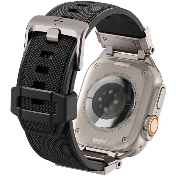 Spigen DuraPro Armor řemínek Apple Watch Ultra 49/46/45/44/42mm stříbrný/černý - Řemínky - Obrázek T8N5000701