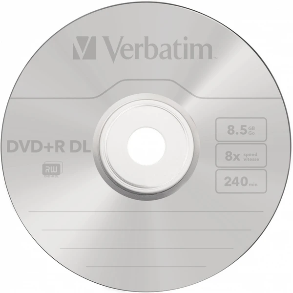 VERBATIM DVD+R(5 ks)DoubleLayer/Jewel/8x/8,5GB - Optické disky - Obrázek T8P2000P01