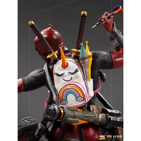 Soška Iron Studios - Deadpool Deluxe BDS Art Scale 1/10 - Marvel Comics - Sochy a sošky - Obrázek T8PJ100201