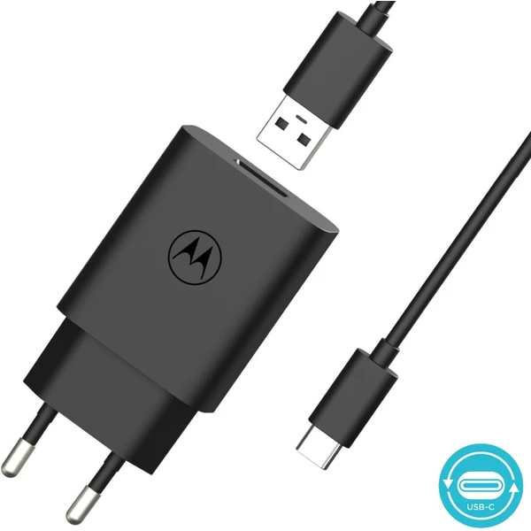 Motorola Usb Key Motorola TurboPower nabíječka 20W USB-A s USB-C kabelem černá - Smarty.cz
