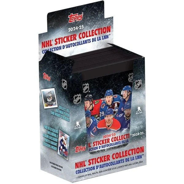 Topps hokejové samolepky NHL 2024/25 Collection Pack (5 ks) - Sběratelské karty a nálepky - Obrázek T92H000L01