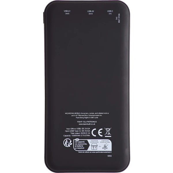 Lazerbuilt svítící powerbanka Harry Potter - Patronus 10000 mAh - Powerbanky - Obrázek T97H000K01