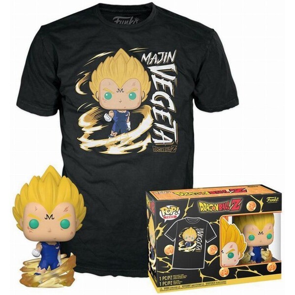 Funko POP! & Tee: Dragon Ball Z - Majin Vegeta