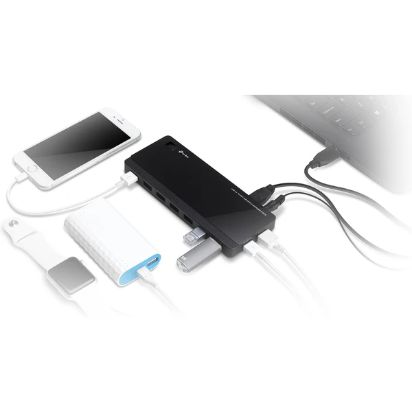 TP-Link UH720 HUB 7v1, černý - USB huby - Obrázek T9GFF00101