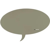 Rocada Skin Shape Talk 6440-7033 magnetická tabule cementová šedá RAL 7033 - Magnetické tabule