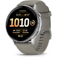 Garmin Venu 4 (45 mm) Stříbrná / Silver Gray silikonový řemínek - Chytré hodinky