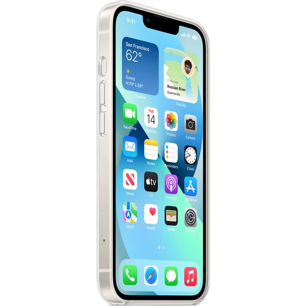 Apple průhledný kryt s MagSafe iPhone 13 čirý - Pouzdra - Obrázek T9VY000501