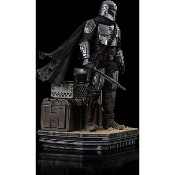 Soška Iron Studios Art Scale 1/10 SW: The Mandalorian - Din Djarin and Grogu 21,3 cm - Sochy a sošky - Obrázek T9Z9000K01