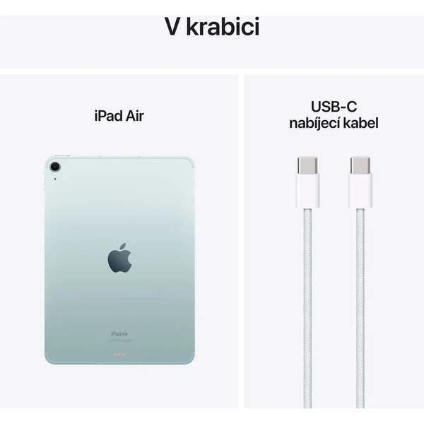 Apple iPad Air 11" 256GB Wi-Fi modrý (2024)  (Kategorie A) - Tablety - Obrázek TA84000J01