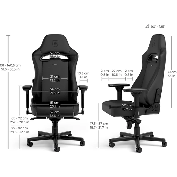 noblechairs HERO ST Black Edition herní židle černá - Židle - Obrázek TAUA000J01