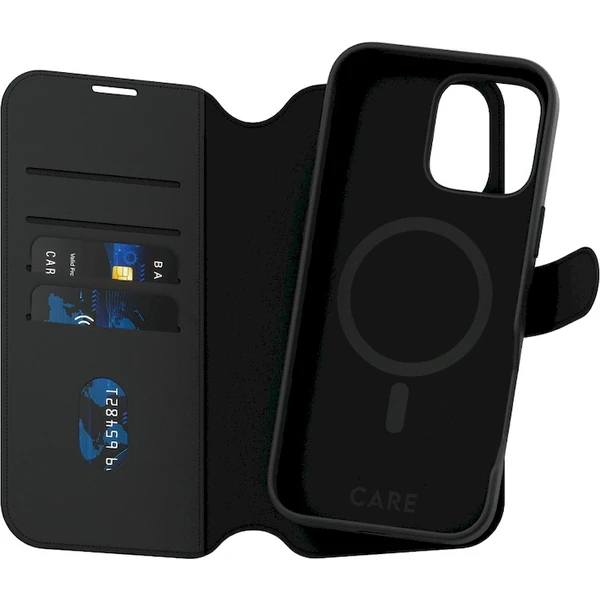 PanzerGlass® CARE pouzdro Apple iPhone 16 Pro Max MagSafe Wallet 2v1 černý - Pouzdra - Obrázek TB08000P01