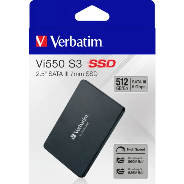Verbatim Vi550 S3 SSD 2.5" 512GB - SSD disky - Obrázek TCKK100501