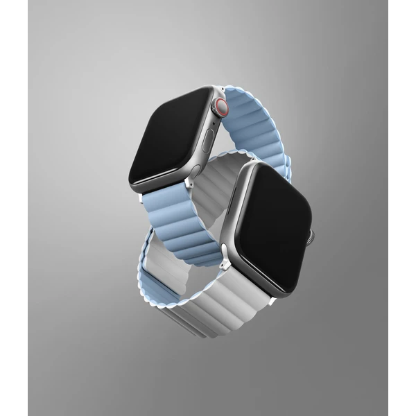 UNIQ Revix oboustranný řemínek pro Apple Watch 42/41/40/38mm Arctic (bílý/modrý) - Řemínky - Obrázek TDHMF00101