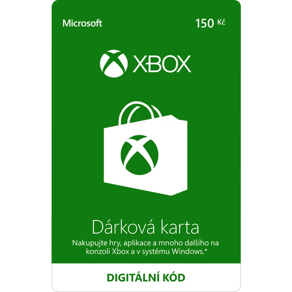 Xbox Live - kredit 150 Kč (digitální verze) - Digitální kredity - Hlavní obrázek
