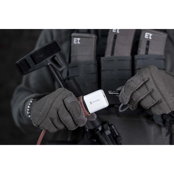 Tactical Base Plug Dual 20W síťová nabíječka bílá - Nabíječky - Obrázek TDWY600301