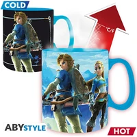 Hrnek Abysse Corp The Legend of Zelda - Breath of the Wild (měnící se motiv) 460 ml - Hrnky
