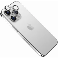 FIXED Camera Glass ochranná skla Apple iPhone 15/15 Plus stříbrná - Ochranné folie a skla