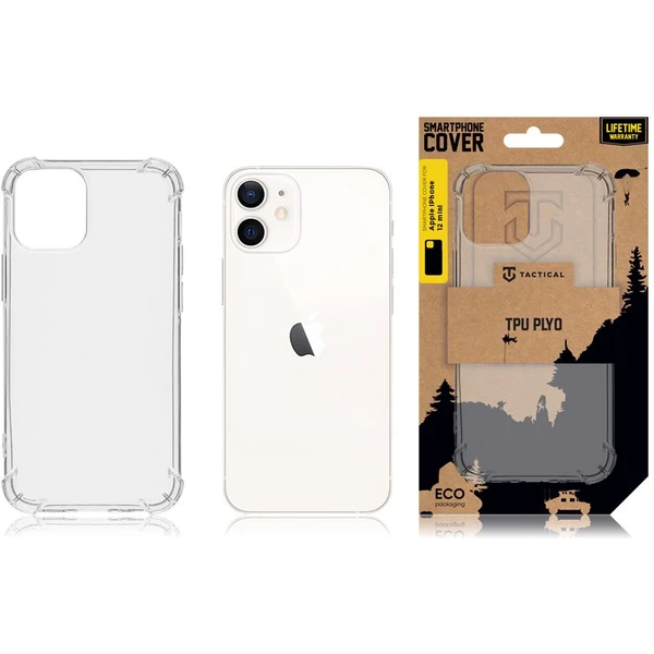 Tactical TPU Plyo kryt Apple iPhone 12 mini čirý - Pouzdra - Obrázek TEB3000J01