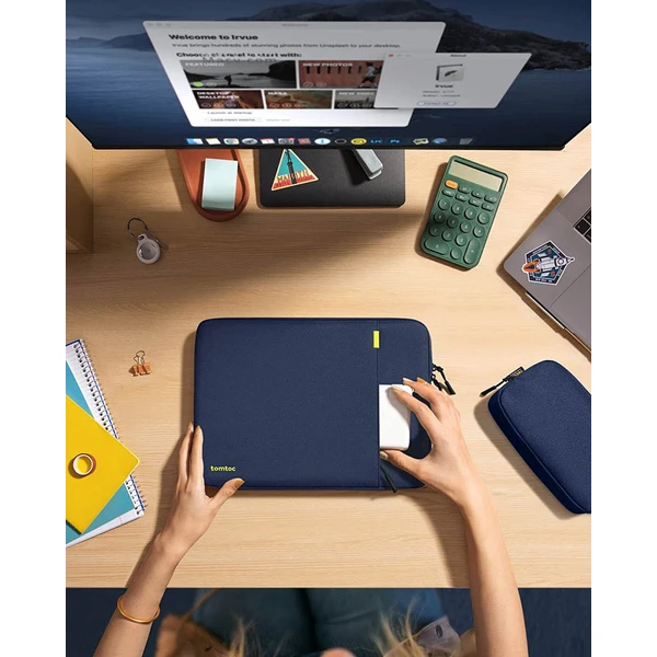 tomtoc Sleeve Kit 16" MacBook Pro námořní modrá - Pouzdra - Obrázek TEEO100501
