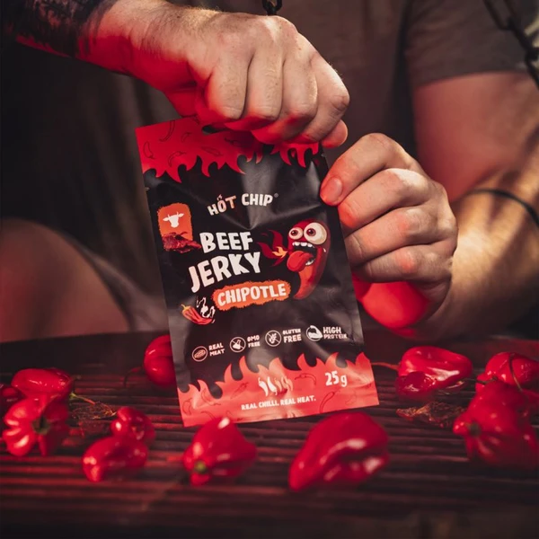 Jerky Hot-Chip - Chilli Chipotle 25 g - Potraviny - Obrázek TEUG000K01