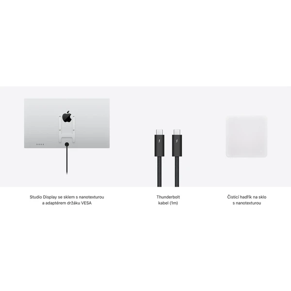 Apple Studio Display (2022) Sklo s nanotexturou/Adaptér držáku VESA - Monitory - Obrázek TEYX600301