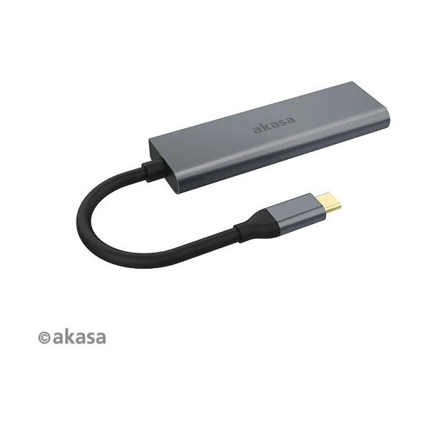 Akasa hub USB Type-C, 4x USB 3.0, 18cm - USB huby - Obrázek TF6X600301
