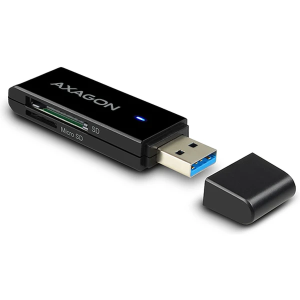 AXAGON čtečka SD/microSD karet CRE-S2N USB-A - Čtečky paměťových karet - Obrázek TFD0700301