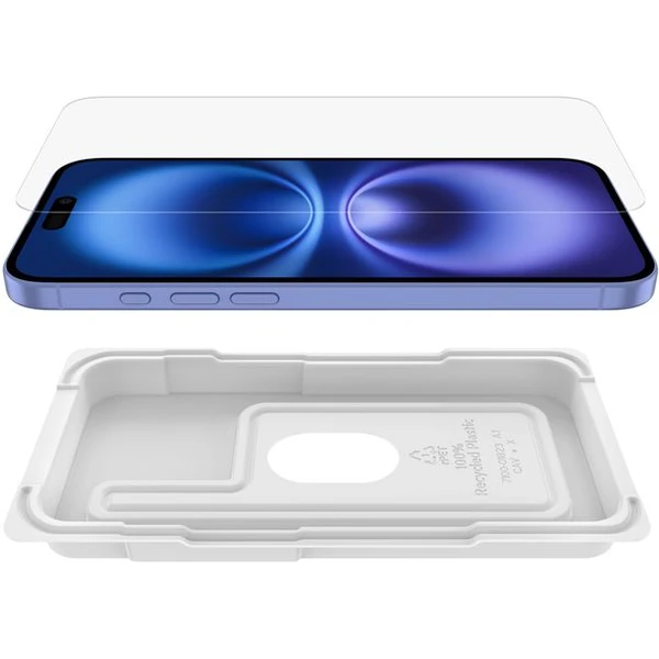 Belkin SCREENFORCE™ Invisiglass Anti-Microbial sklo iPhone 16 Plus/15 Plus/14 Pro Max - Ochranné folie a skla - Obrázek TFNB000J01
