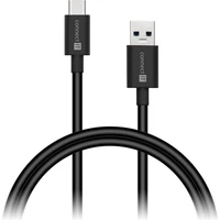 CONNECT IT Wirez USB-C /USB-A napájecí kabel 2m černý - Kabely a redukce