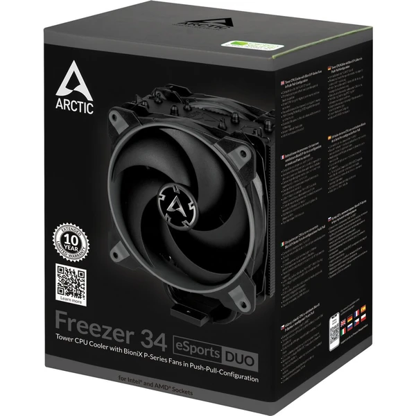 Arctic Freezer 34 eSports DUO, šedá - Chladiče - Obrázek TG0LF00101