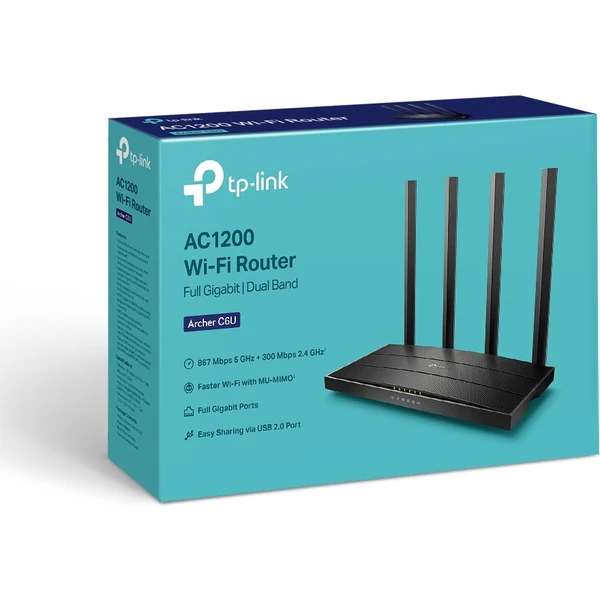 TP-Link Archer C6U Wi-Fi 5 router černý - Routery - Obrázek TGBFF00101