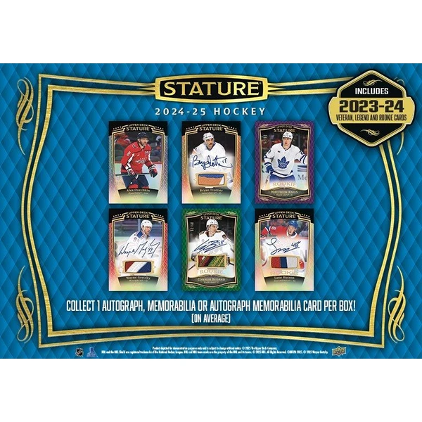 Hokejové karty 2024-25 Upper Deck Stature Hockey Hobby Box - Hokejové karty - Obrázek TGNI000K01