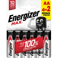 Energizer Max AA alkaické baterie - 6ks - Baterie