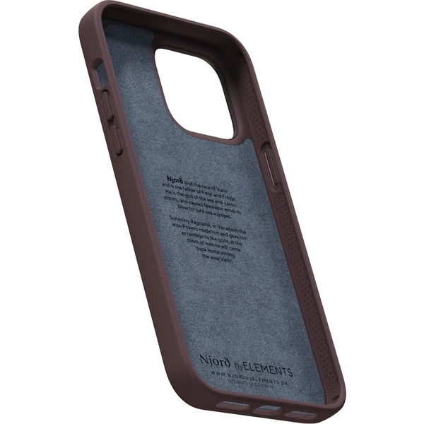 NJORD Genuine Leather Case iPhone 14 Pro Max Dark Brown - Pouzdra - Obrázek THVG300401