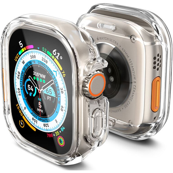 Spigen Ultra Hybrid Clear Apple Watch Ultra 49mm ACS05459 Čirá