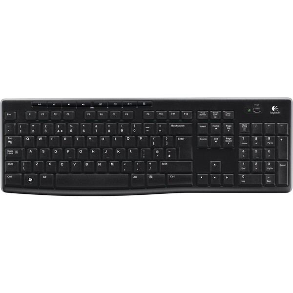 Logitech Wireless Keyboard K270 920-003741 Černá