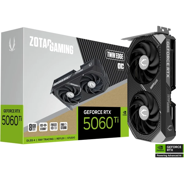 ZOTAC NVIDIA GeForce RTX 5060 Ti Twin Edge OC - Grafické karty - Obrázek TJLI000K01
