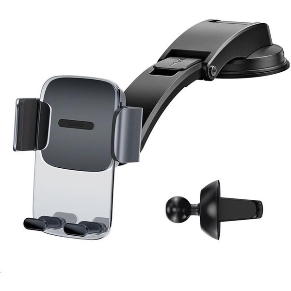 BASEUS car holder to center console or to air vent Easy Control black SUYK000001 Černá
