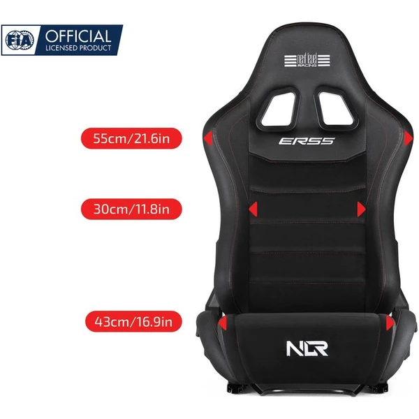 Next Level Racing ELITE ERS5 Reclining Seat Leather & Suede Edition herní sedačka - Kokpity - Obrázek TKBK000K01