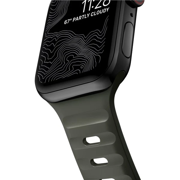 Nomad Sport Strap M/L řemínek pro Apple Watch Ultra 49/45/44/42 mm Ash Green - Řemínky - Obrázek TKNW600301