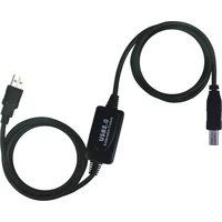 PremiumCord USB-A/USB-B prodlužovací kabel 10m černý - Kabely a redukce