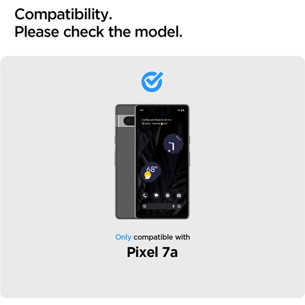 Spigen Glass AlignMaster 2 Pack tvrzené sklo pro Google Pixel 7a čiré - Ochranné folie a skla - Obrázek TMV1000701