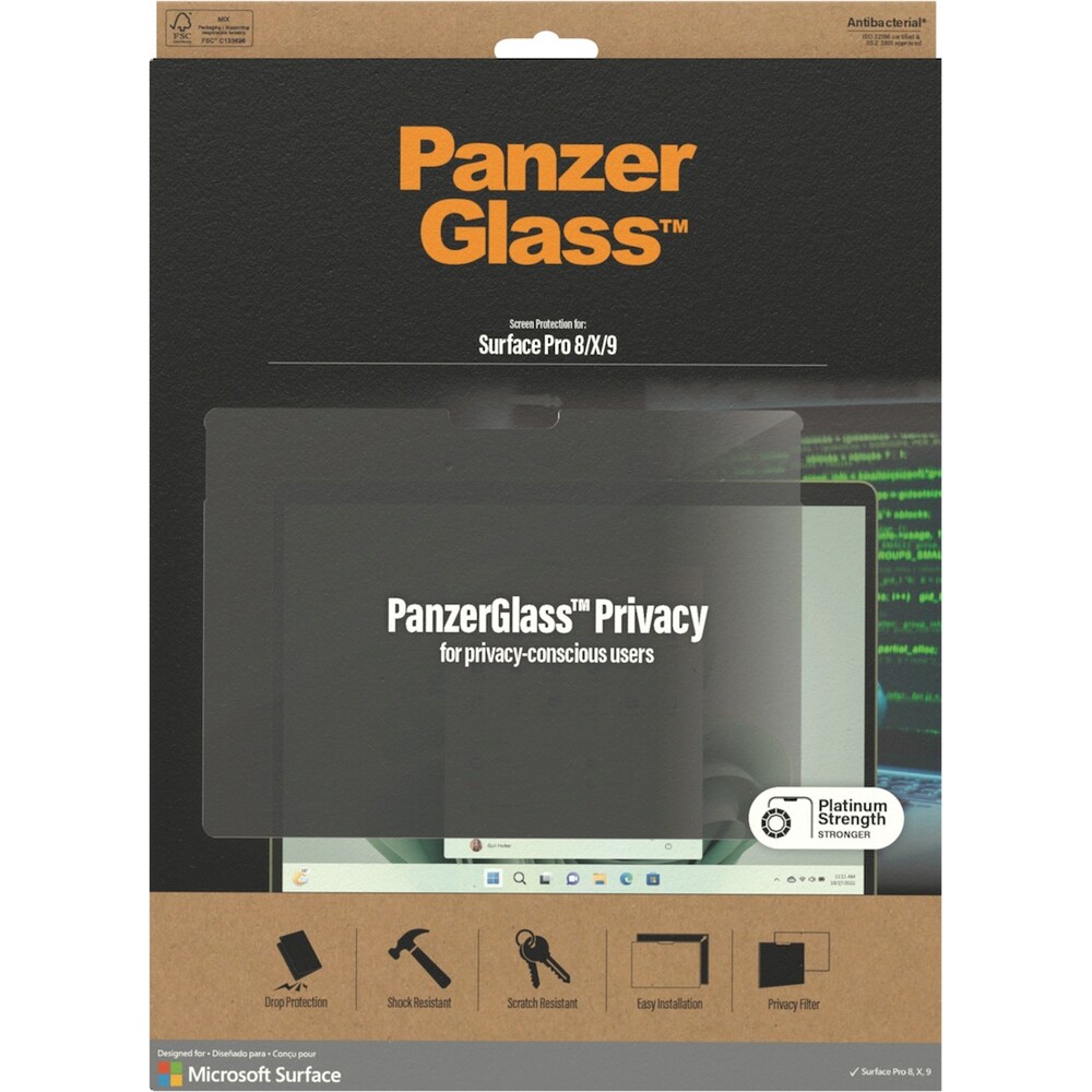 PanzerGlass Privacy pro Microsoft Surface Pro X/Pro 8/Pro 9