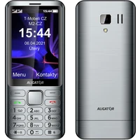 ALIGATOR D950 Dual SIM stříbrný - Mobilní telefony